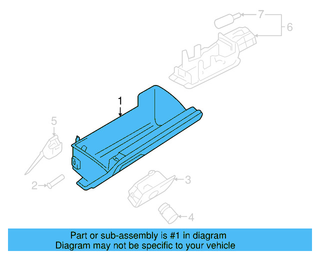 Glove Box 1K1-857-101-L-7G8