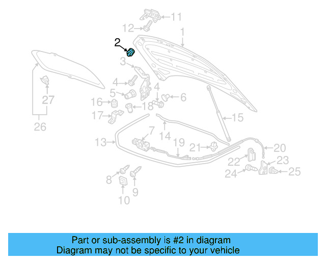 Hood Bumper 867-827-500-A - View 29