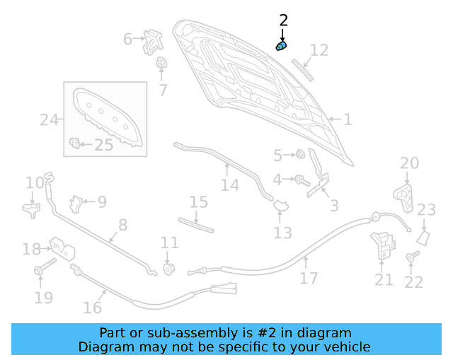 Hood Bumper 867-827-500-A - View 72