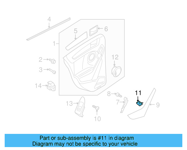 Door Trim Panel Screw N-910-967-01 - View 40