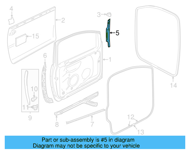 Front Retainer 1K0-831-390-A - View 4