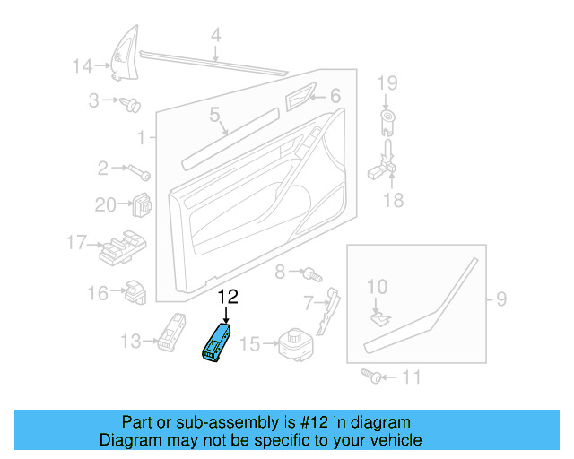 Switch Housing 5K0-867-256-81U - View 13