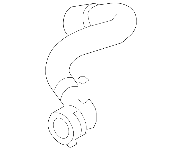 Upper Hose 7P0-122-101-A - View 3