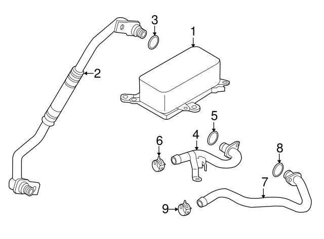 Reservoir Hose Clamp N-906-869-02 - View 72