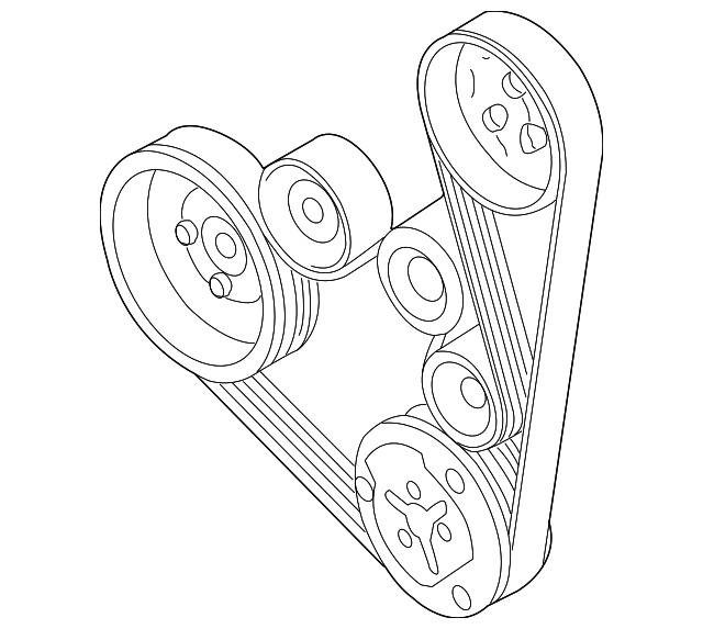Serpentine Belt 06A-260-849-C - View 20