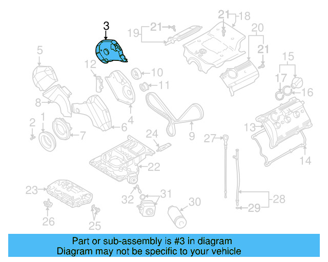 Inner Timing Cover 078-109-145-T
