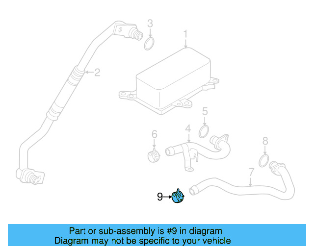 Reservoir Hose Clamp N-906-869-02 - View 77