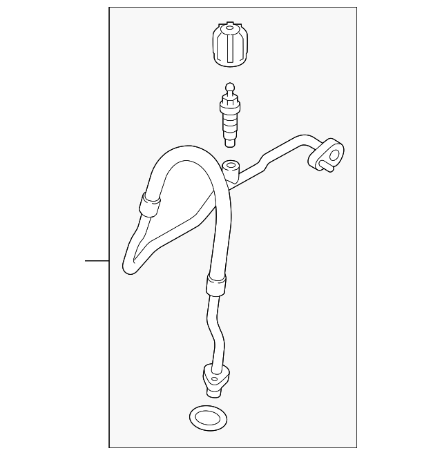 A/C Refrigerant Suction Hose 5Q0-820-743-E - View 8