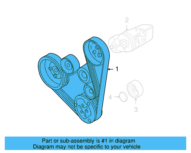 Serpentine Belt 06A-260-849-C - View 19