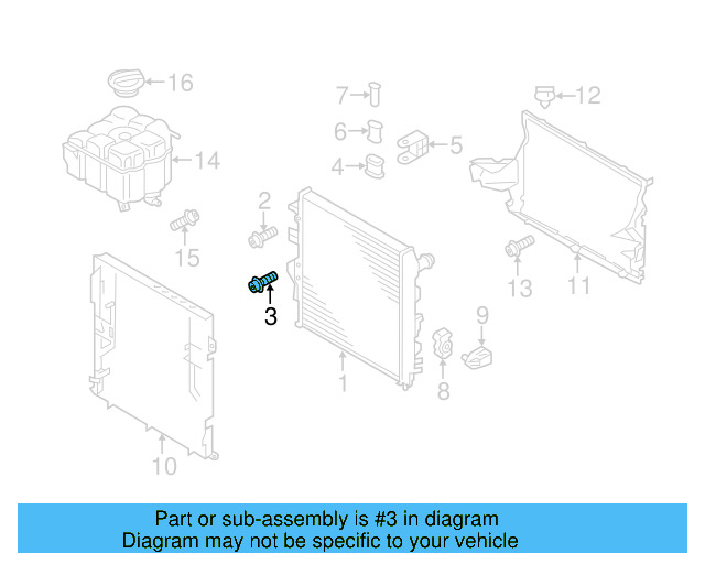 Radiator Screw N-910-700-01 - View 9