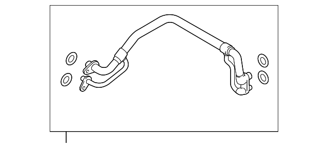 Rear AC Hose 5WB-816-738-C - View 6