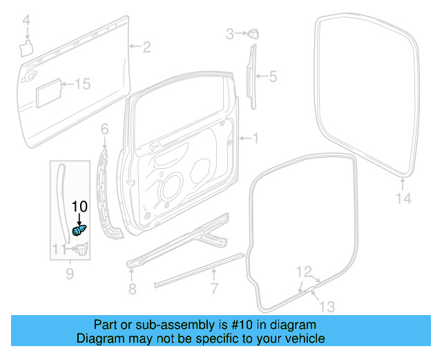 Rear Weather 1K6-837-200-B - View 13