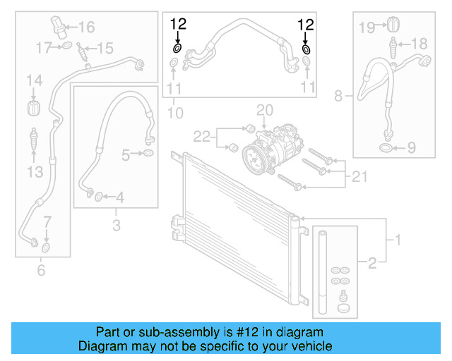Front AC Line O 4D0-260-749-B - View 16
