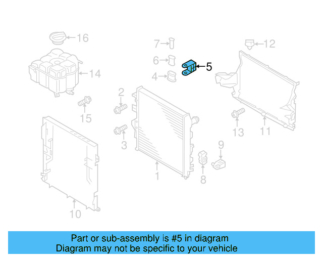 Upper Bracket 7P0-121-079-A - View 5