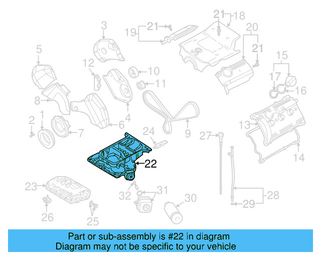 Oil Pan 078-103-603-AM