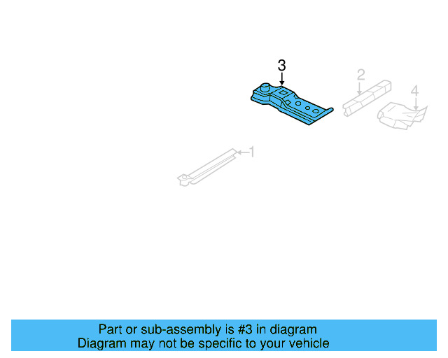 Seat Support 1J0-803-232-A - View 15