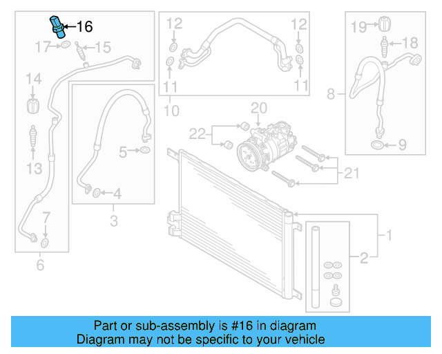 Pressure Sensor 4H0-959-126-C - View 19