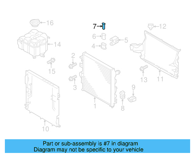 Sleeve Retainer Clip 7P0-121-095 - View 2