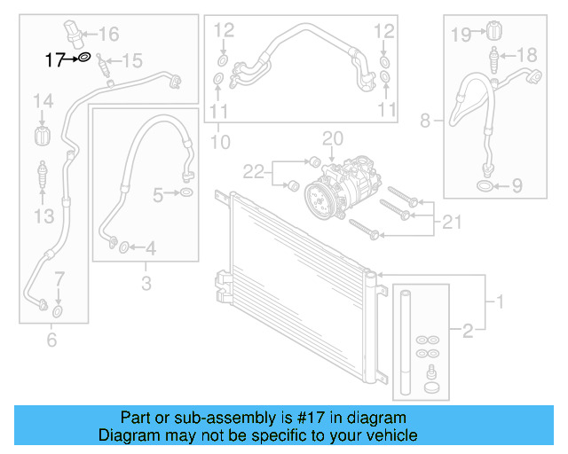 Pressure Sensor O 7H0-820-896 - View 24