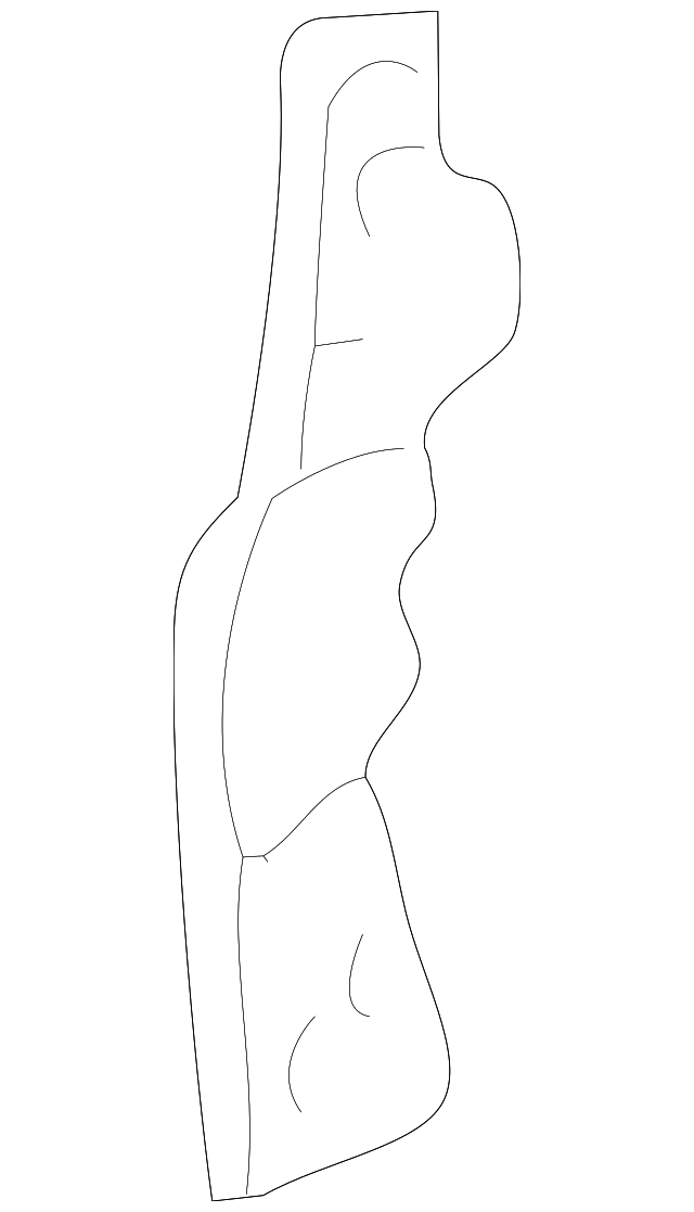 Release Handle Side Bracket 1Y0-823-573 - View 3