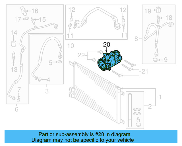 A/C Compressor 5Q0-820-803-F