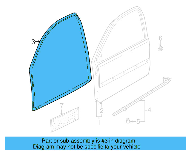 Weatherstrip 1J3-867-366-K-FKL