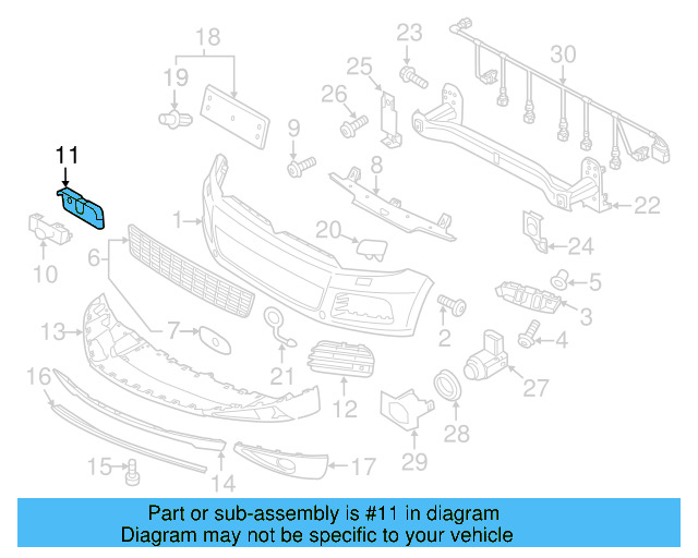Blank Cover Retainer 7P6-853-231 - View 4