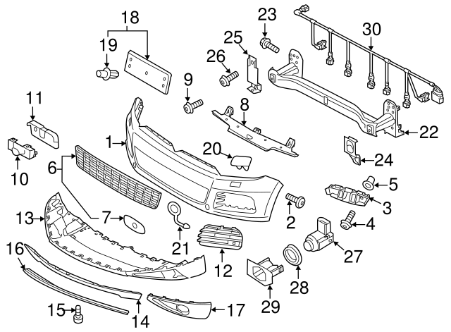 License Bracket Rivet N-038-549-4 - View 75