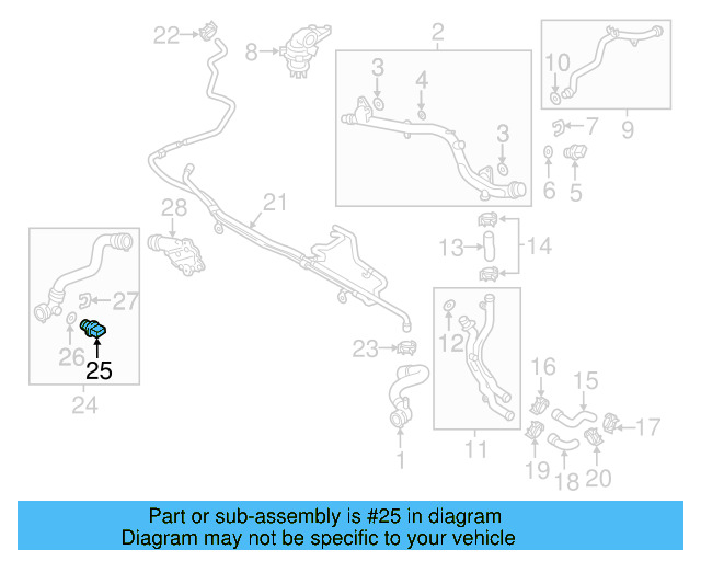 Temp Sensor 06A-919-501-A - View 128