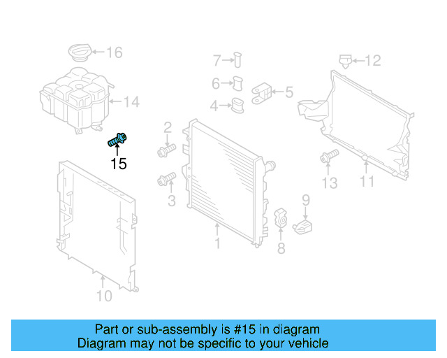 Reservoir Screw N-911-404-01 - View 6