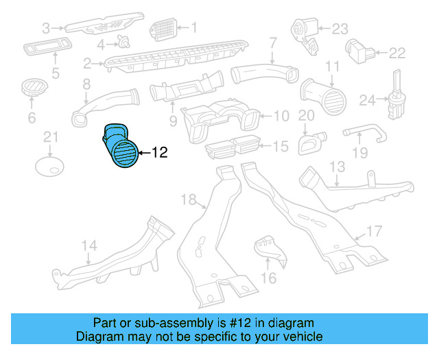 Air Outlet 5C5819703B3X - View 4