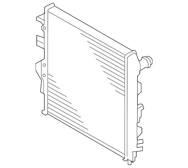 Radiator 7P0-121-253-A - View 7