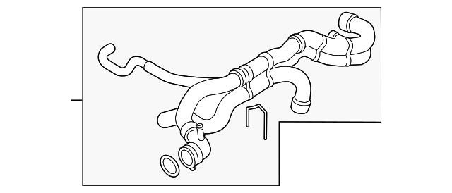 Upper Hose 7P6-122-101-M - View 2