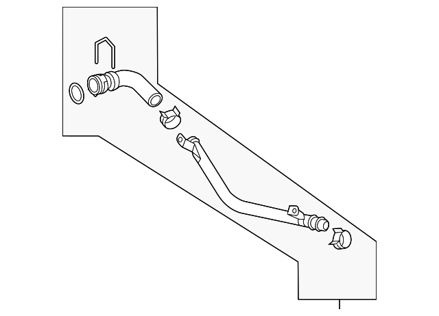 Lower Hose 7P0-121-070-AR - View 2