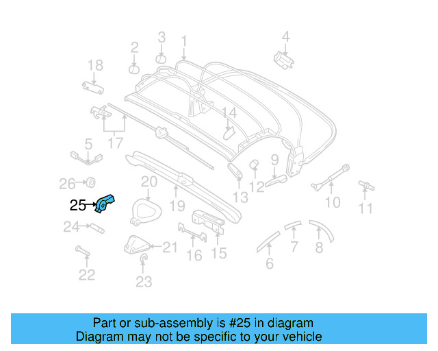 Adjust Lever 1Y0-871-825-A - View 5