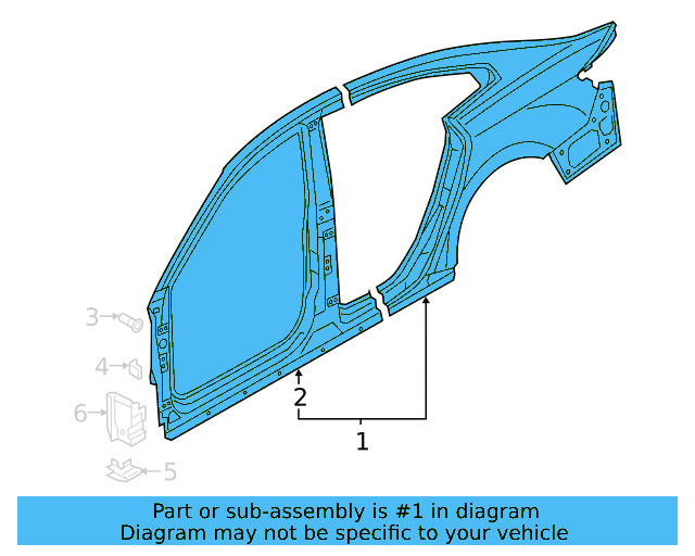 Uniside Assembly 3G8-809-052-B