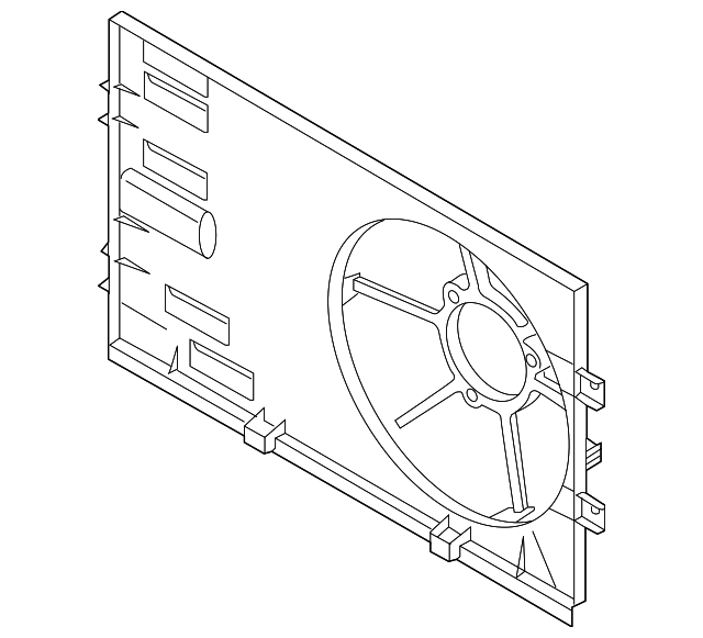 Fan Shroud 7P0-121-205-B - View 3