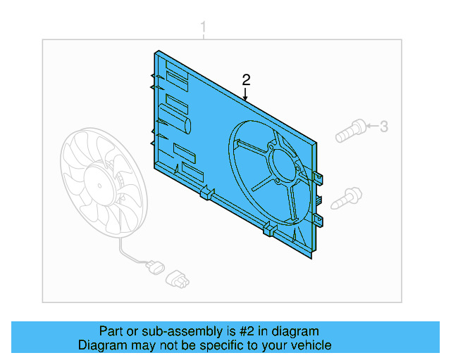 Fan Shroud 7P0-121-205-B