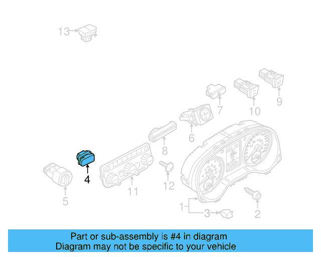 Instrument Light Rheostat 561-941-557-A-REH - View 3