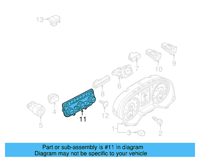 Cluster Cover Retainer Clip 3B0-867-190 - View 69