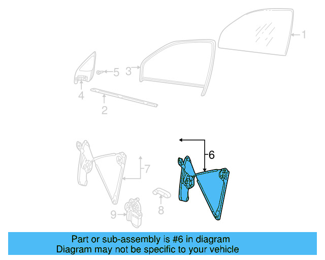 Window Regulator 1J4-837-462-H