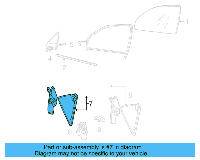 Window Regulator 1H0-837-402-B
