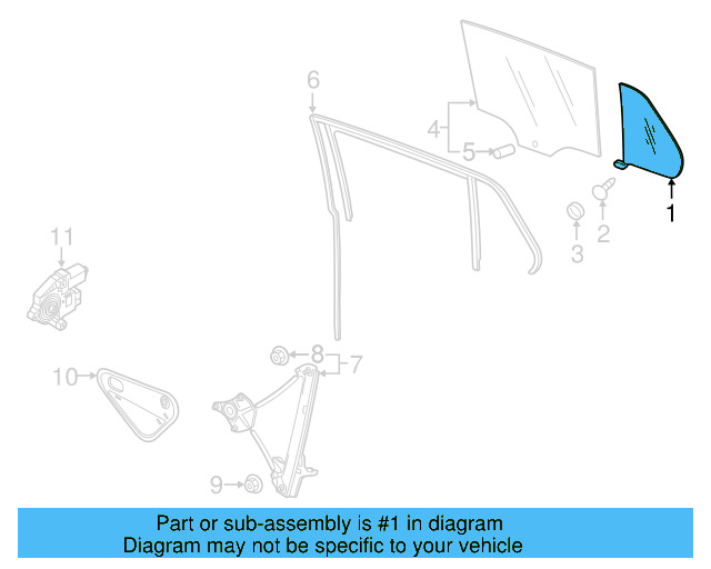 Fixed Glass 5G6-845-213-B - View 4