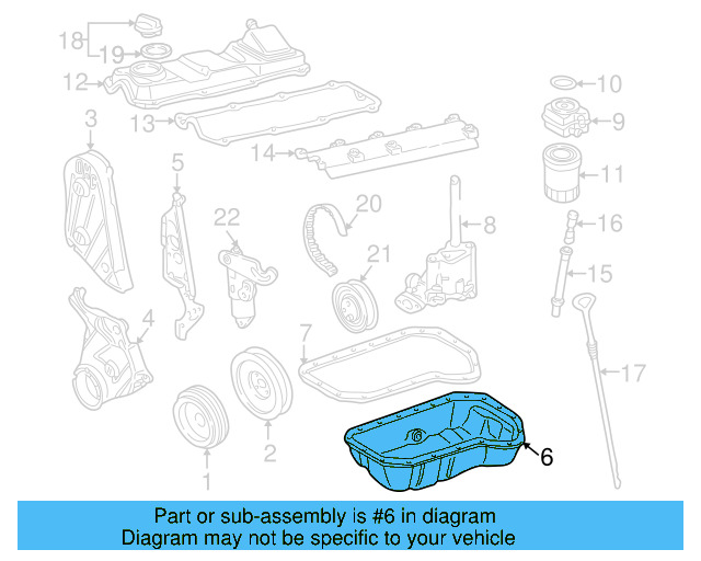 Oil Pan 051-103-601 - View 3