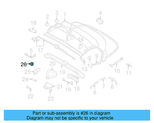 Adjust Lever Bushing 1Y0-871-339 - View 4