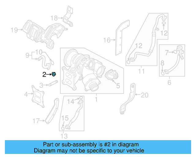Turbocharger Lock Nut WHT-007-210 - View 36