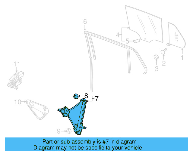 Window Regulator 5GM-839-462-C - View 4