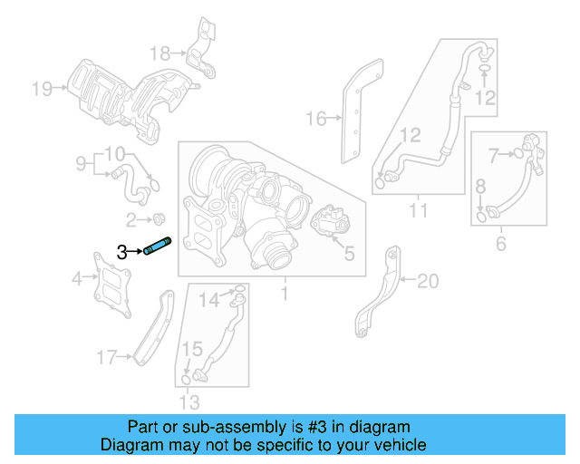 Turbocharger Stud N-912-317-01 - View 27