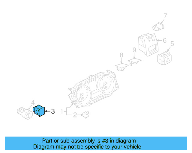 Side Cover Clip 1K0-867-388-A - View 141