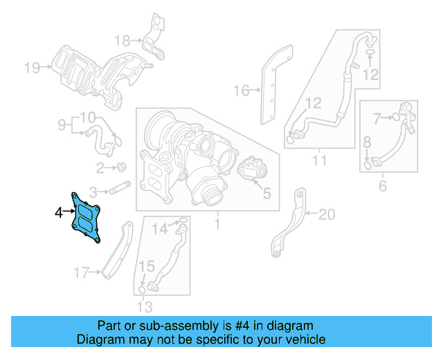 Gasket 06L-253-039 - View 28